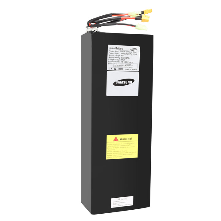 Samsung 60V 30AH / Standard 60V 27AH Battery Raptor
